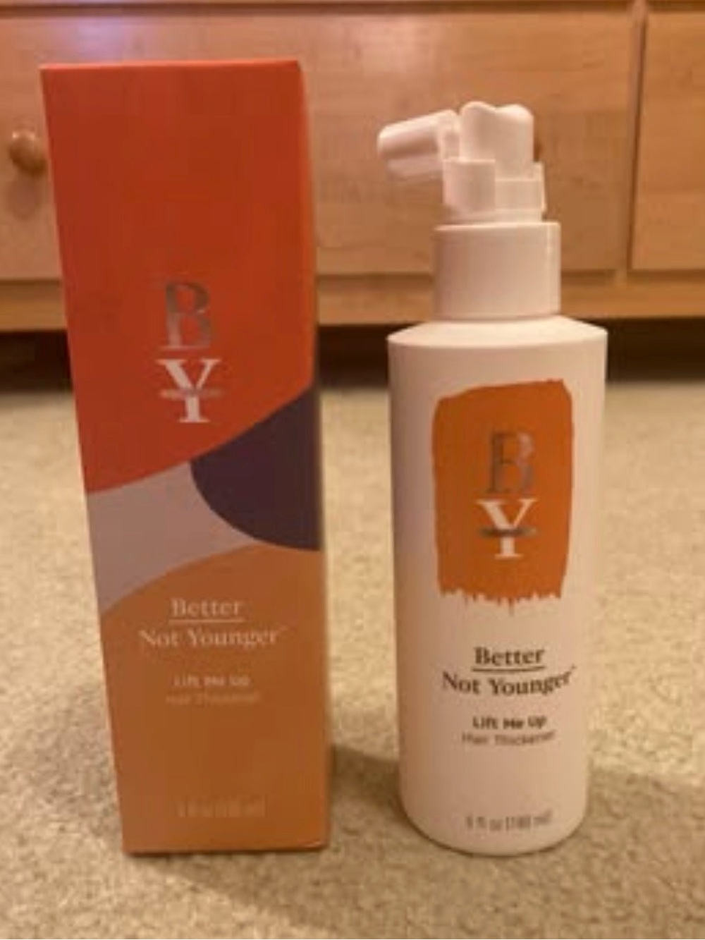 Better Not Younger Lift Me Up Hair Thickening And Volumizing Spray